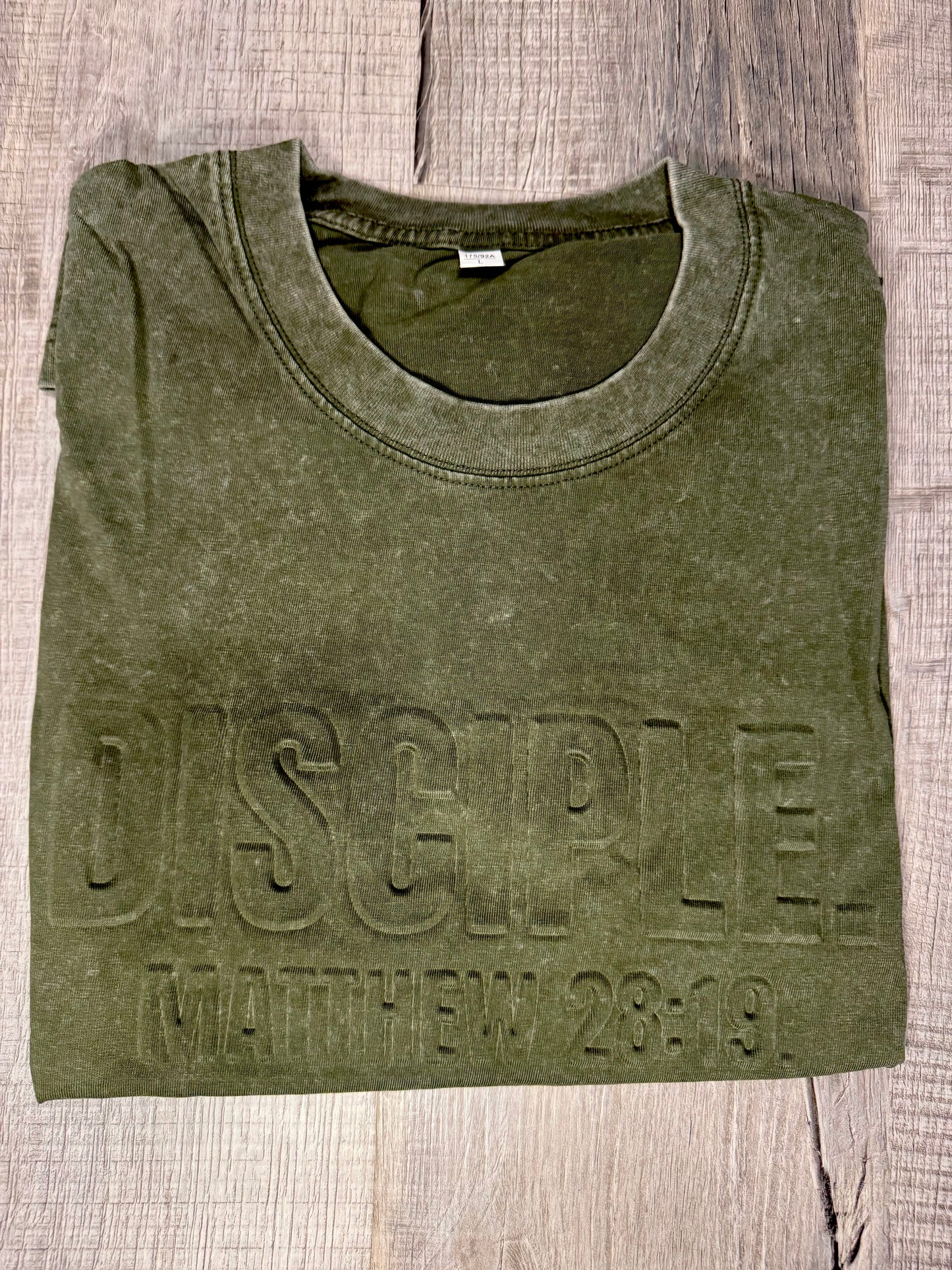 Embossed Disciple Tee