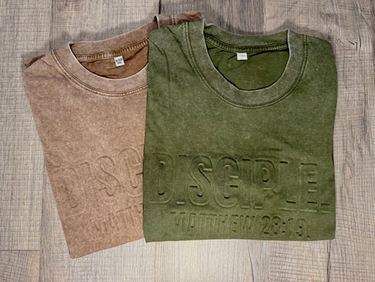 Embossed Disciple Tee