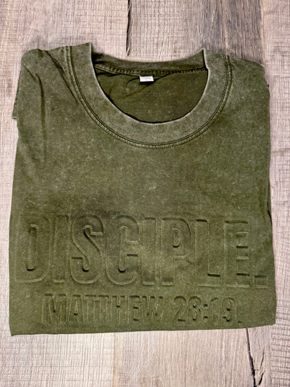 Embossed Disciple Tee
