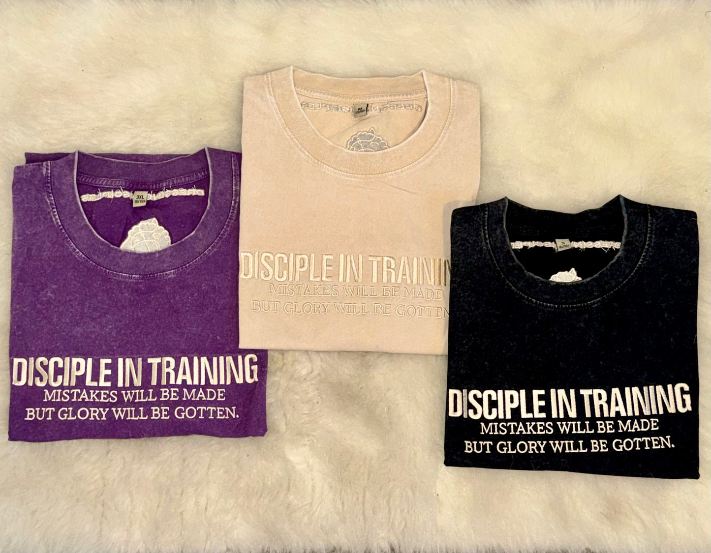 Disciple in Training Embroidered Tee
